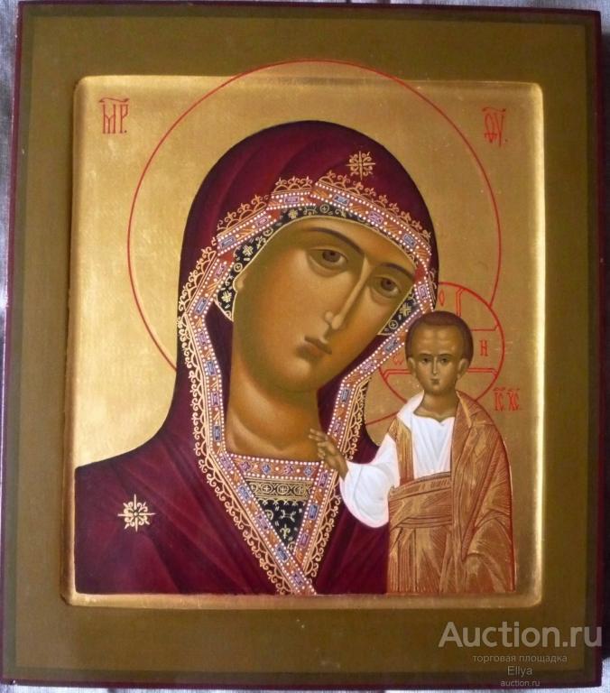 Икона Богоматерь Казанская.31х27 см