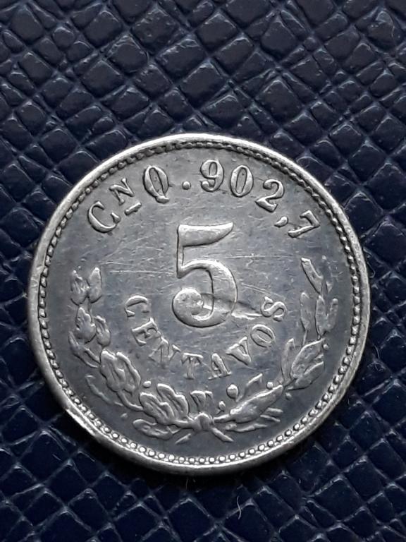 Мексика 5 сентаво 1903 КМ 400