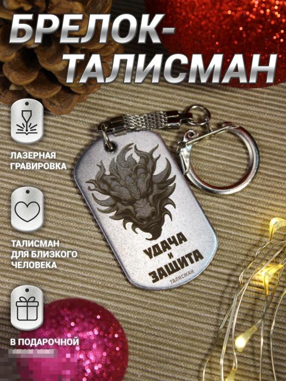 Подарочный новогодний брелок талисман в коробке Новый год Дракона 2024 (тип 1) 