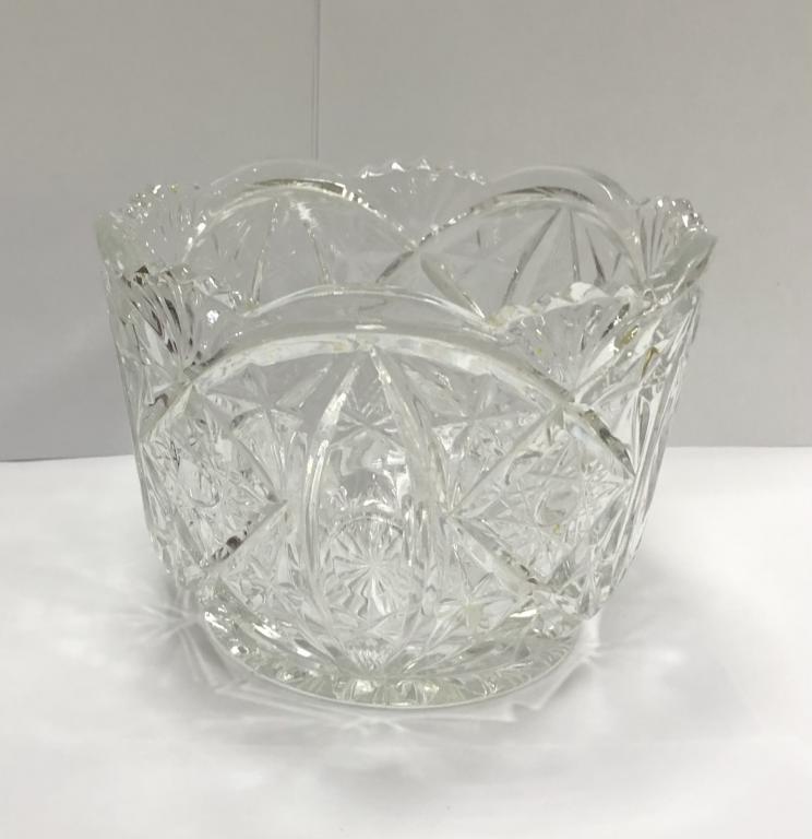 Салатник Конфетница Ваза Хрусталь СССР 10 х 15 см