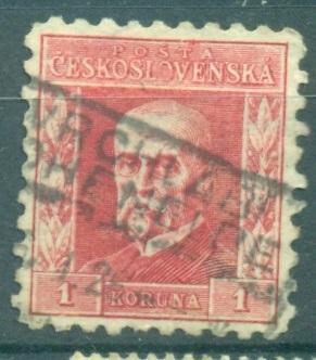 Чехословакия 1925 г. стандарт Президент Масарик гашеная