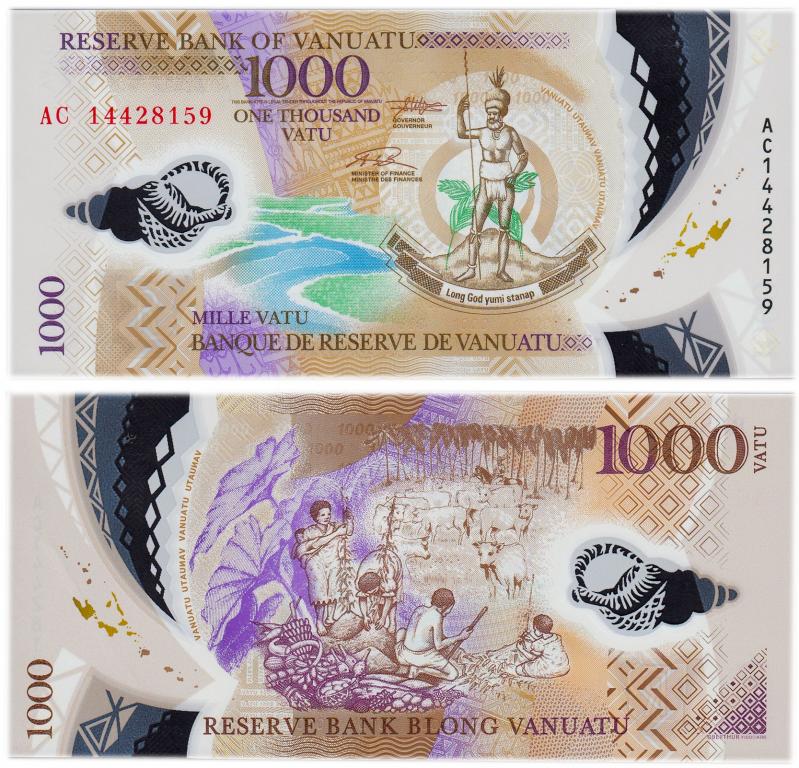 Вануату 1000 вату 2014 полимер