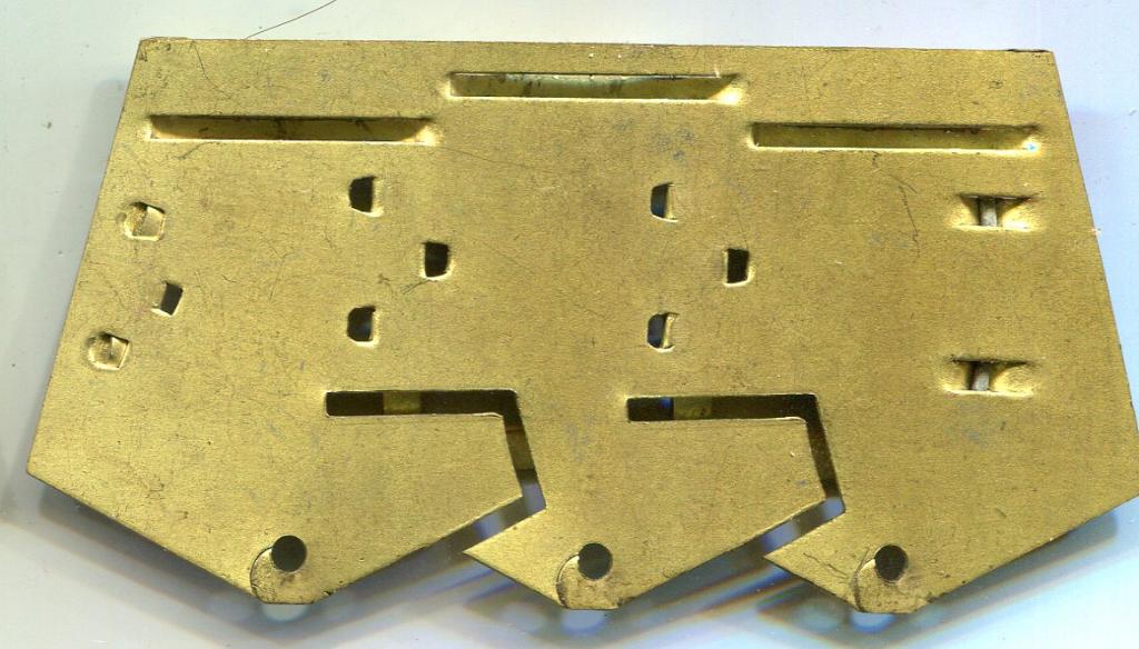 колодка на 3 награды, латунь