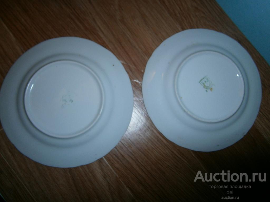 Тарелки, Коростень, после 1991, фарфор, 2 лотом, клеймо