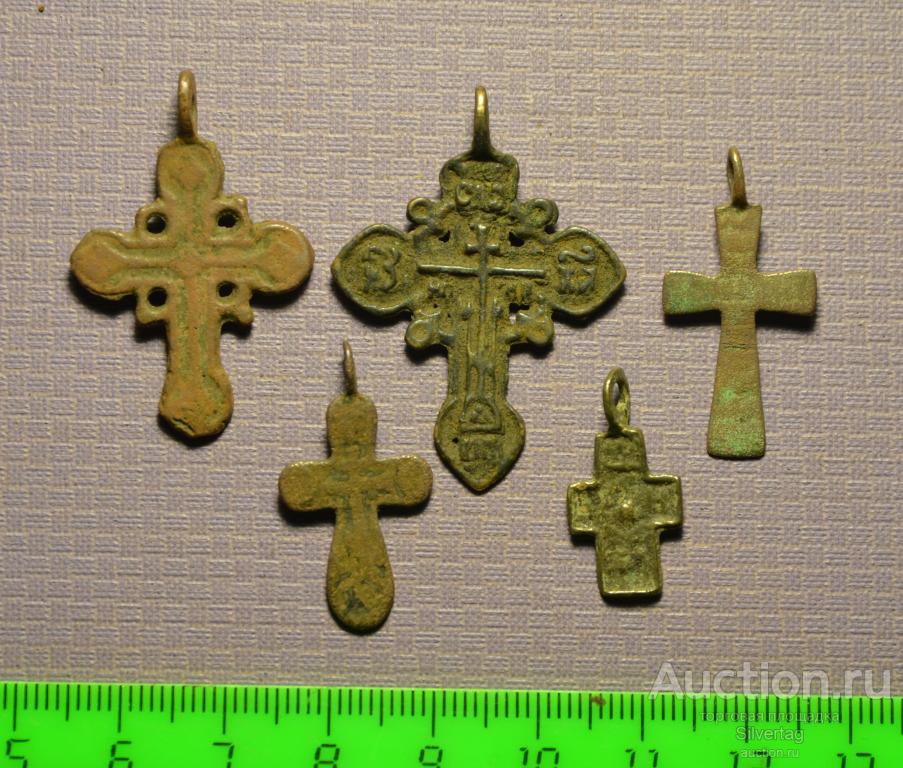 Лот из 5 крестиков №1