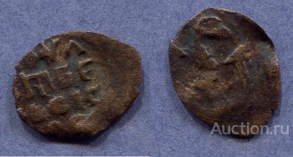 Пуло Тверское мелкоформатное. 15 в. Птица вправо.