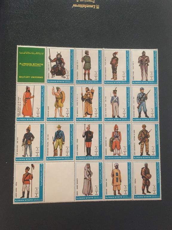 AJMAN «Военная форма.»    1972  **Mi.2537-2554КВ