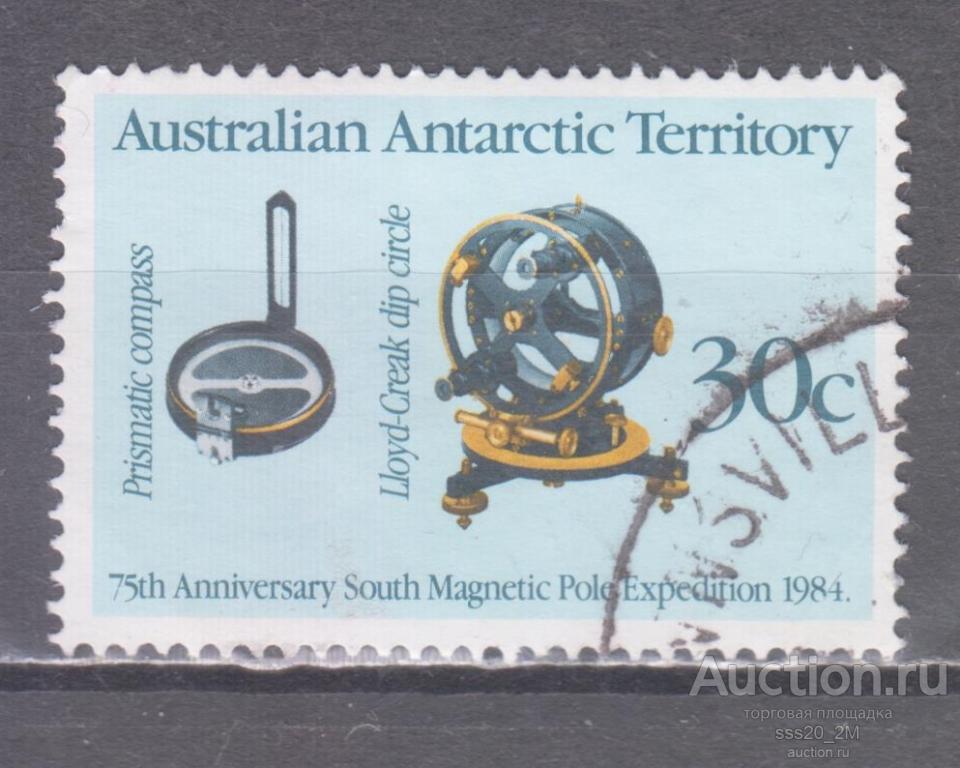 Австралийская Антарктика AAT 1984 75-летие первой экспедиции к Южному магнитному полюсу Mi61