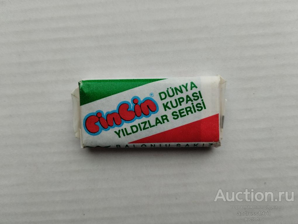 ЖВАЧКА. ЖЕВАТЕЛЬНАЯ РЕЗИНКА CIN CIN. CINCIN. ФУТБОЛ. ФУТБОЛИСТЫ. ОРИГИНАЛ. СМ. ОПИСАНИЕ!!!