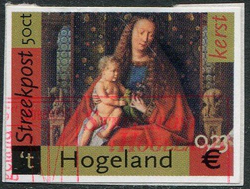 Нидерланды 2000 Эйтхёйзен частная почта Streekpost 't Hogeland Uithuizen живопись Мадонна Рождество