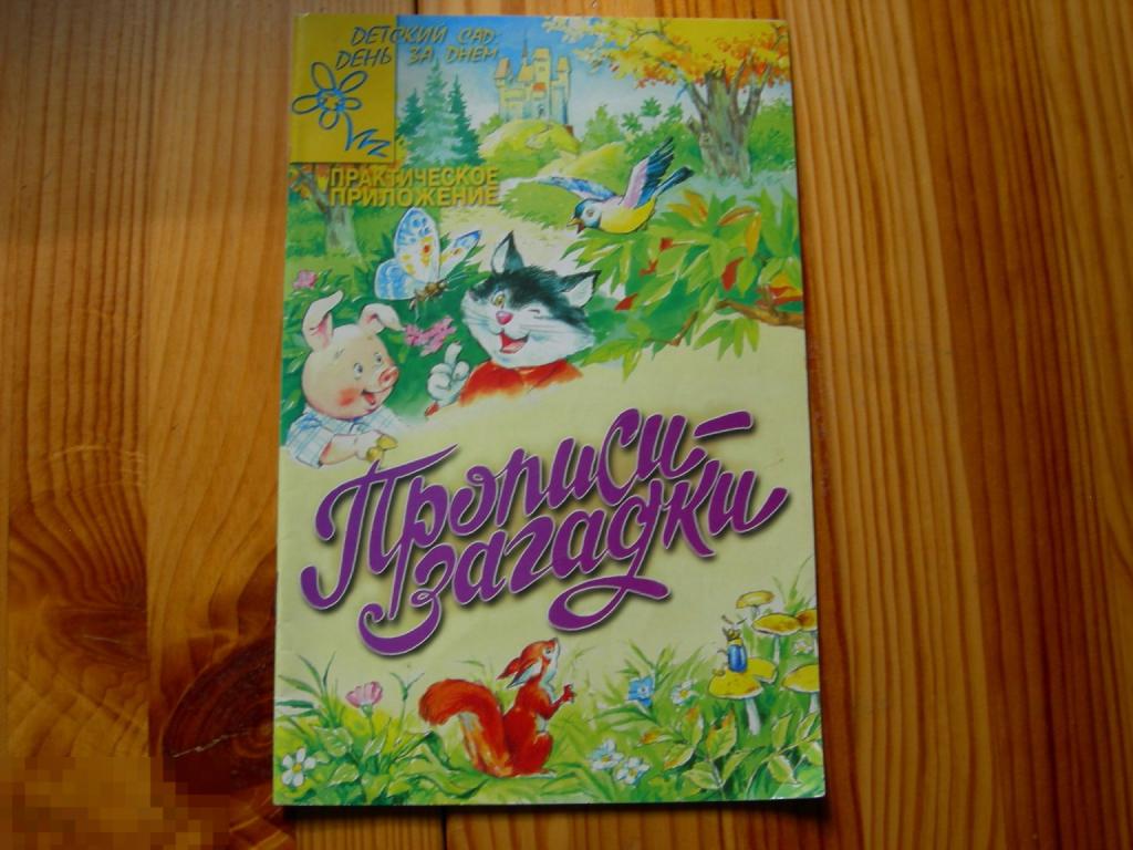 КНИГА ДЕТСКАЯ КНИГА ДЕТСКИЙ САД ПРОПИСИ ЗАГАДКИ 2006 ГОД 