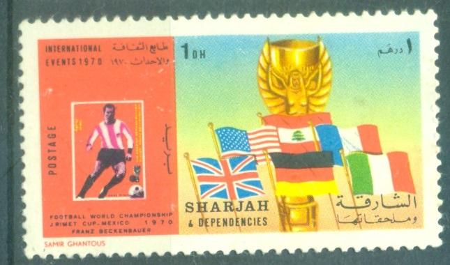 Шарджа 1970 г. ЧМ по футболу Флаги Беккенбауэр негашеная* ЧБК