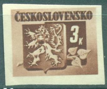 Чехословакия 1946 г. служебная марка Герб негашеная**