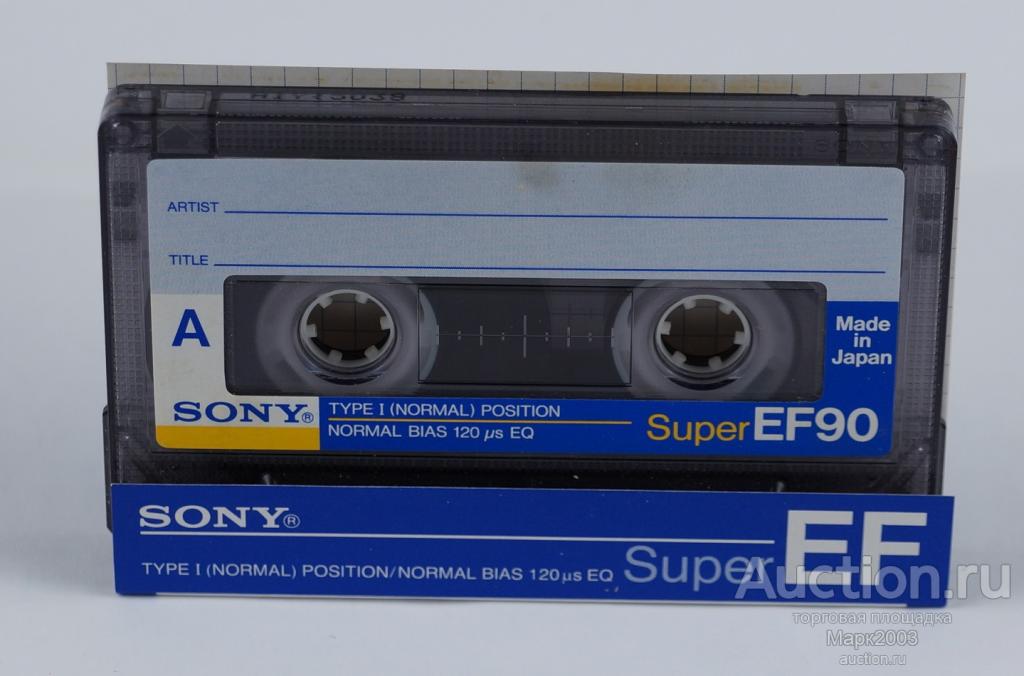 Аудиокассета Sony Super EF 90.