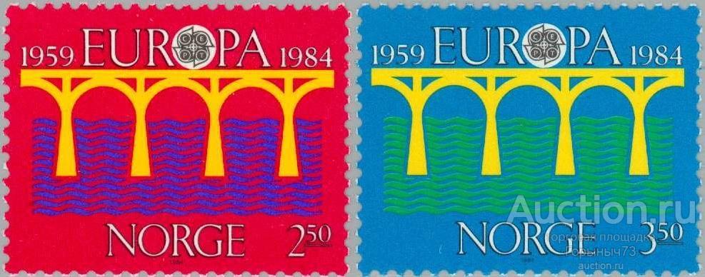 Норвегия 1984 пс Европа MNH 2е кат