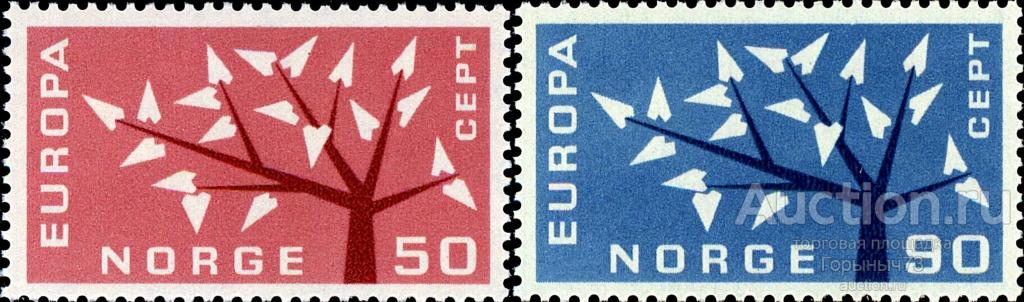 Норвегия 1962 пс Европа MNH 2е кат!
