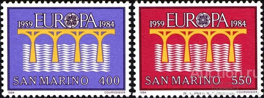 Сан-Марино 1984 пс Европа MNH 3е кат