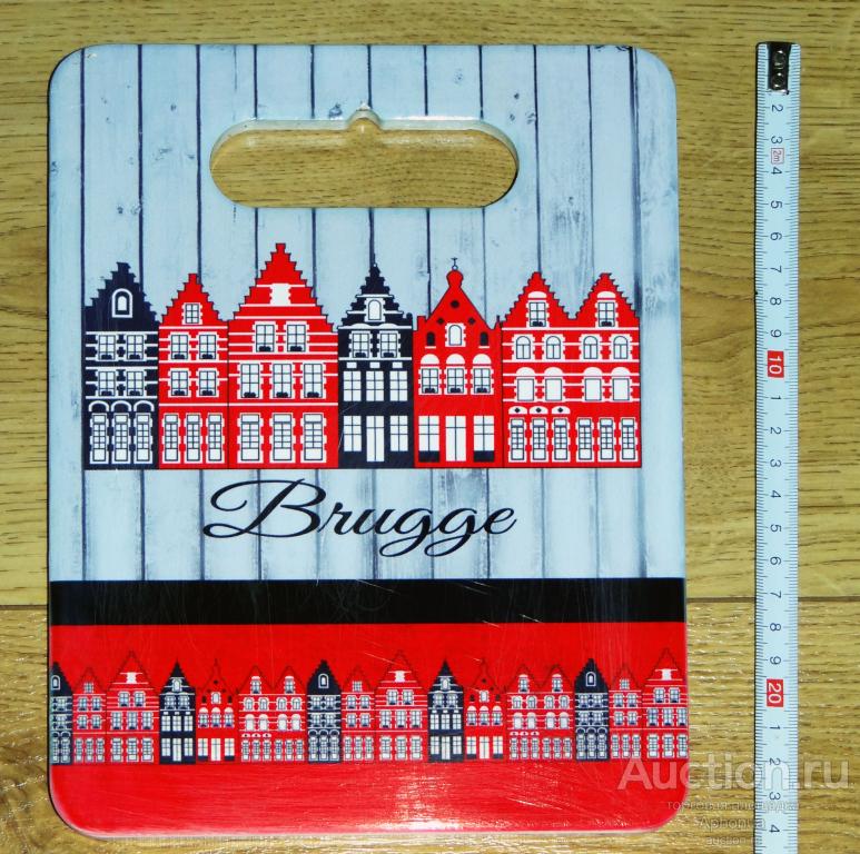 Керамическая подставка под горячее, пробка 24х18 см Брюгге (Brugge) Сделано во Франции