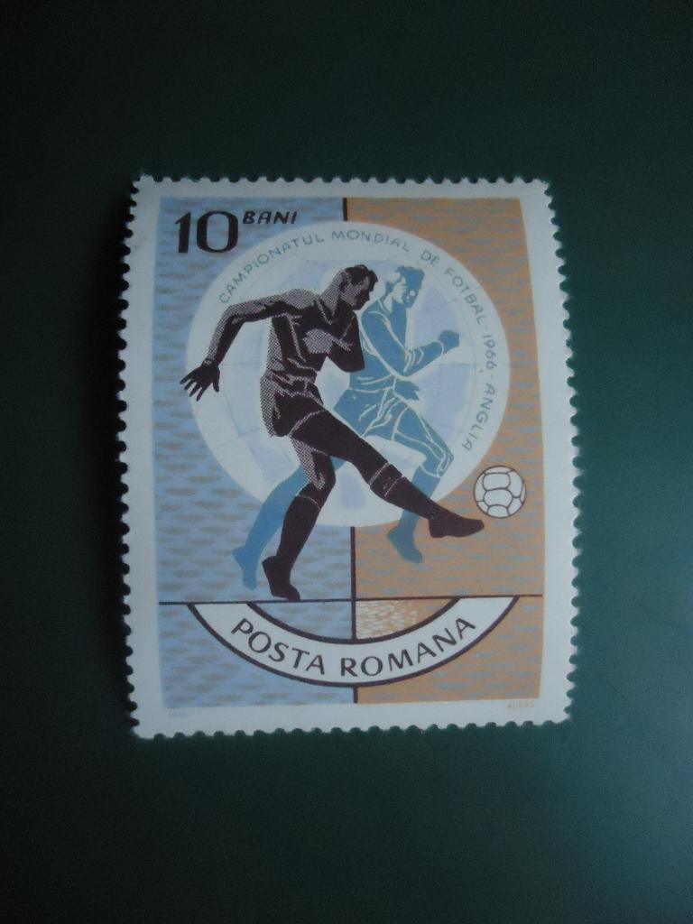 1966 г.  Румыния   след наклейки.