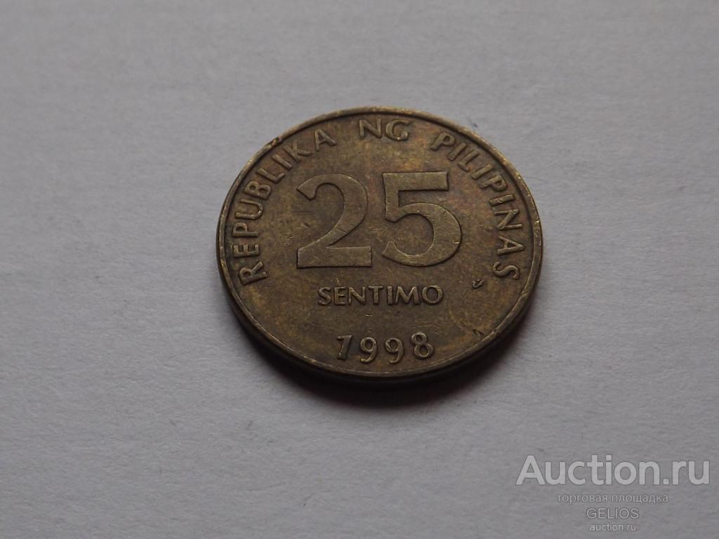 Филиппины 25 сентимо 1998