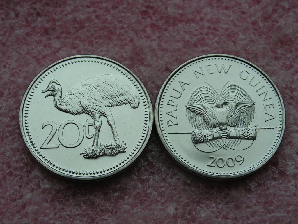 Папуа-Новая Гвинея 20 тойя 2009 unc