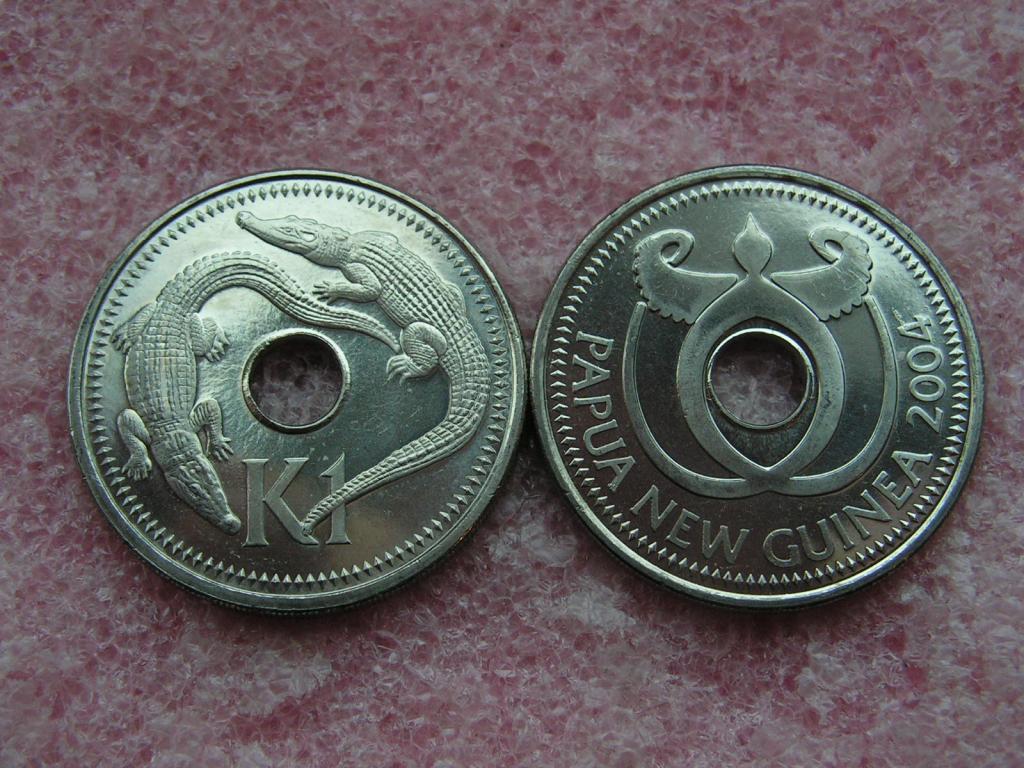 Папуа-Новая Гвинея 1 кина 2004 unc