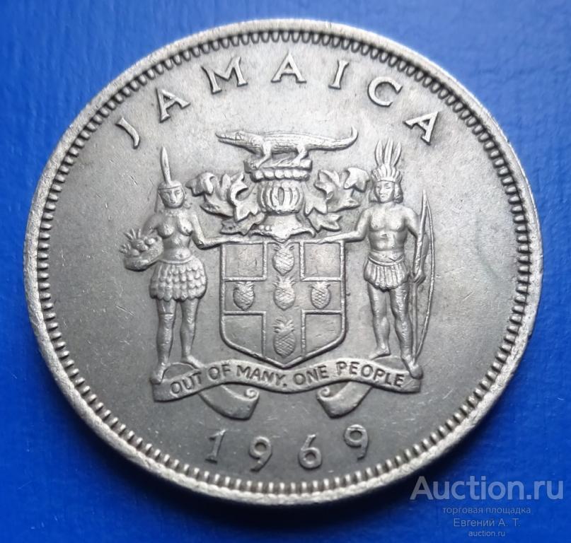 Ямайка. 1969. 20 центов.  Б 01.