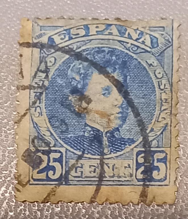 Испания 1902 год Стандарт, король Альфонс ХIII Гаш