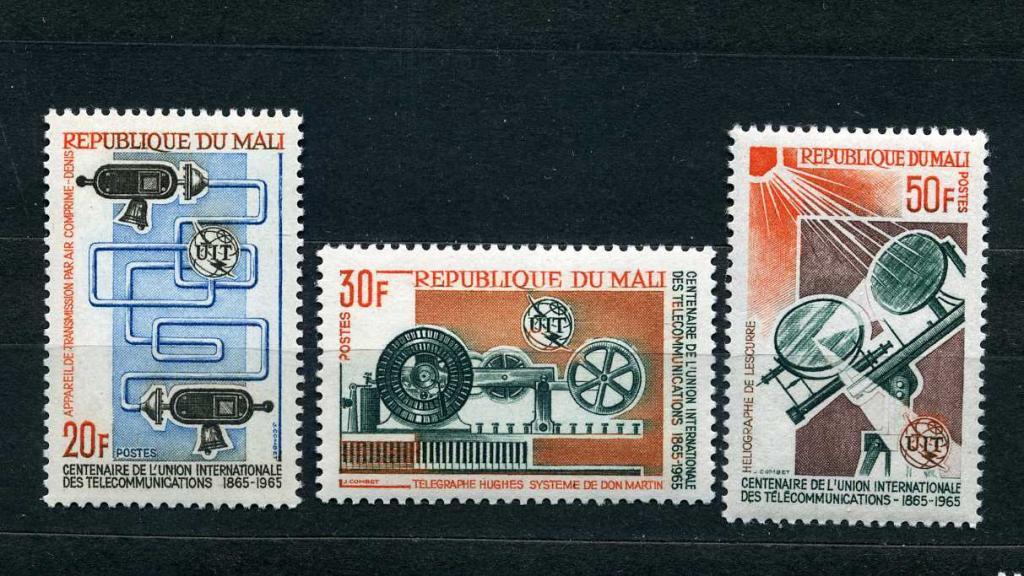 Мали. 100 лет международному союзу телекоммуникаций. Серия. 1965.**