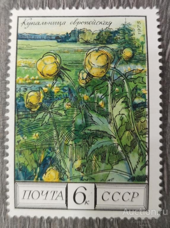Марка СССР 1975 Флора Цветы 
