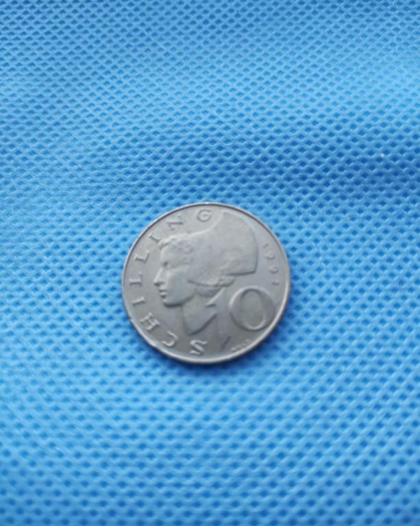 Австрия. 10 шиллингов 1991г.