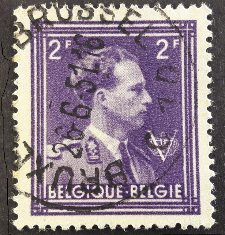 Бельгия Король Леопольд 3 1936 гаш 12