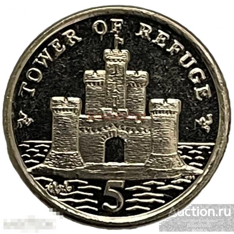 Остров Мэн 5 пенсов 2009 г. 