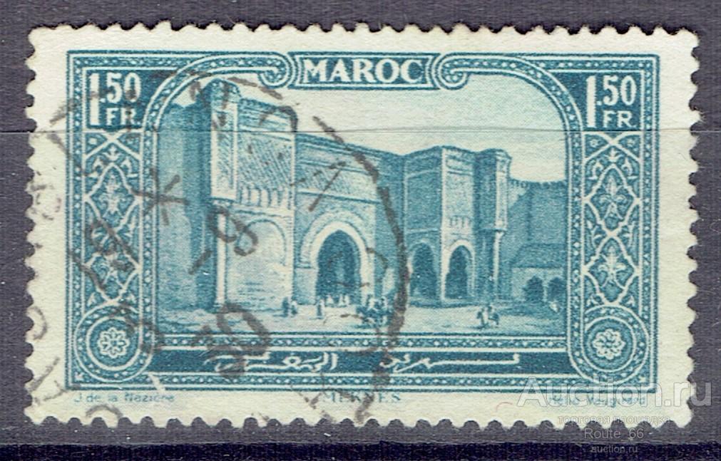 1923-27 Марокко Франция Мих 72 гаш
