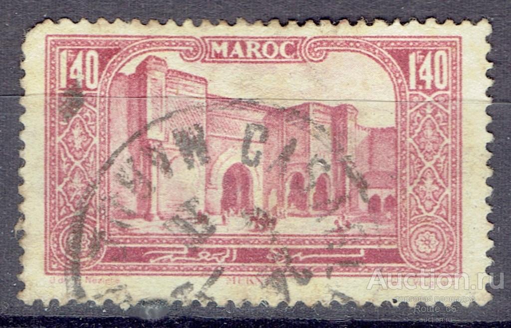 1923-27 Марокко Франция Мих 71 гаш