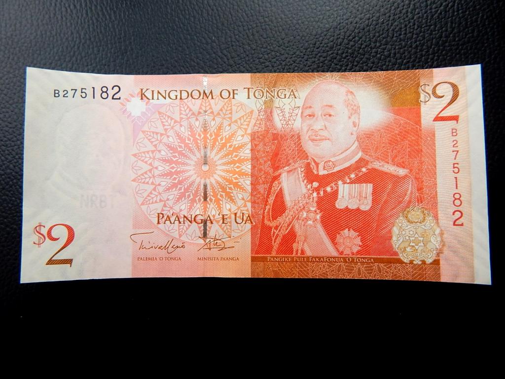 Бона 2 паанга 2008 года серии "В" Тонга UNC