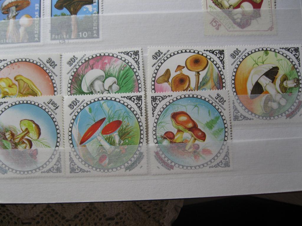 Монголия- Грибы 1985.MNH.Каталог 6 евро !