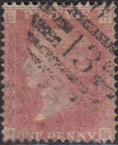 1864 Англия Стандарт Королева Виктория Династии № 16 гаш 1.20 евро
