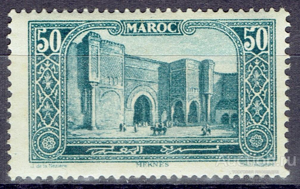 1923-27 Марокко Франция Мих 64 гаш