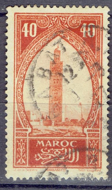 1923-27 Марокко Франция Мих 62 гаш