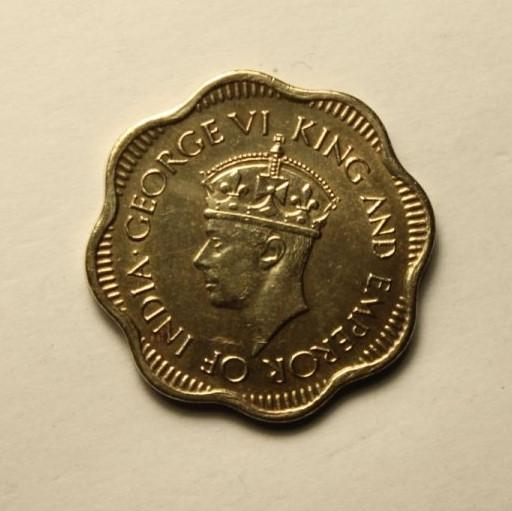 ЦЕЙЛОН ( БРИТАНСКИЙ) 10 ЦЕНТОВ 1944 года. ОТЛИЧНОЕ СОСТОЯНИЕ. ОРИГИНАЛ.