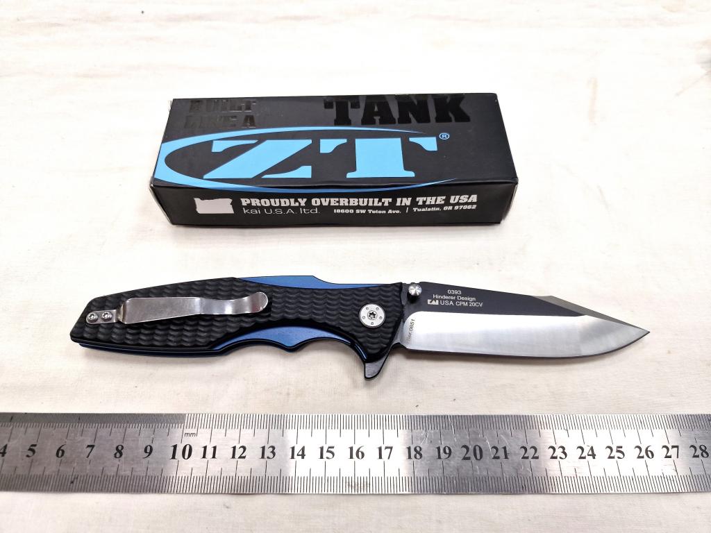 КРУТОЙ СКЛАДНОЙ НОЖ ZT ZERO TOLERANCE Mod.0651 BLACK USA