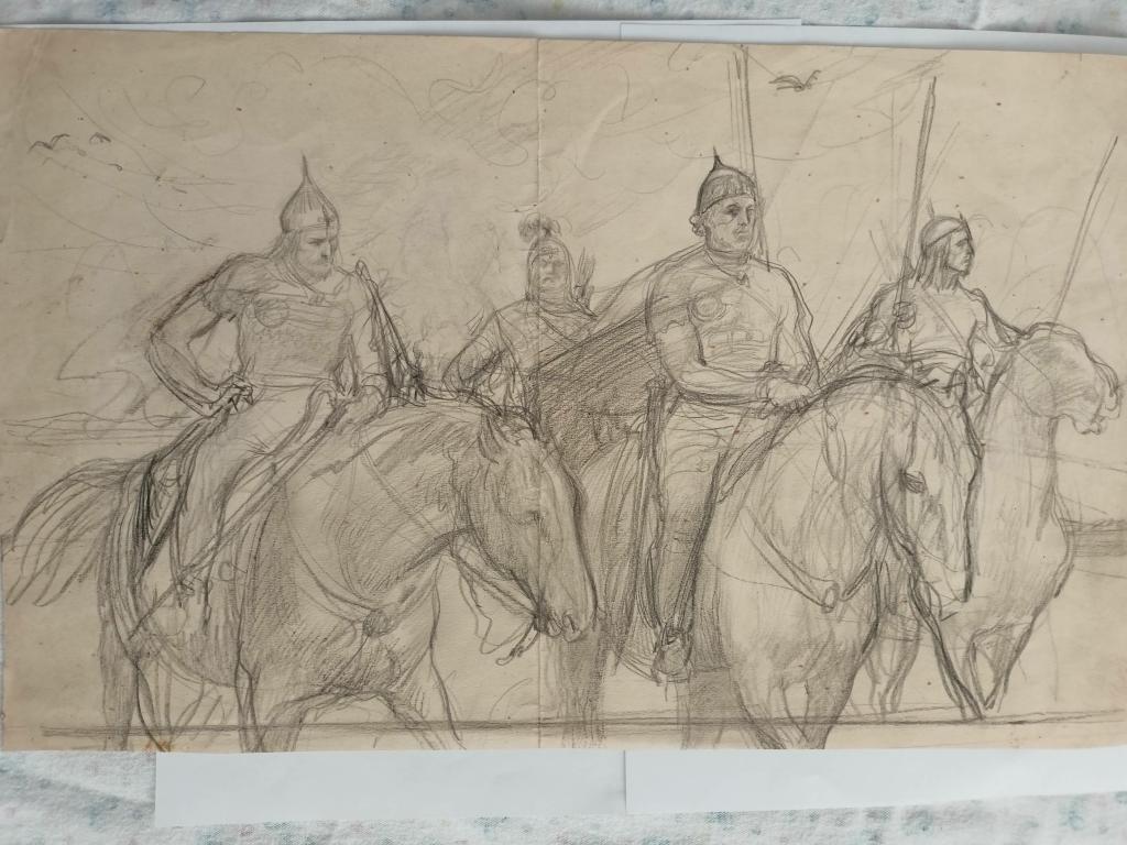 Бубнов А.П. (1908-1964) "Богатыри"