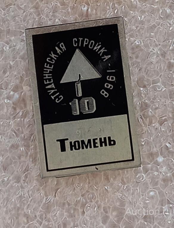 студенческая стройка.1968.Тюмень.10 лет .тяж. мет.влксм