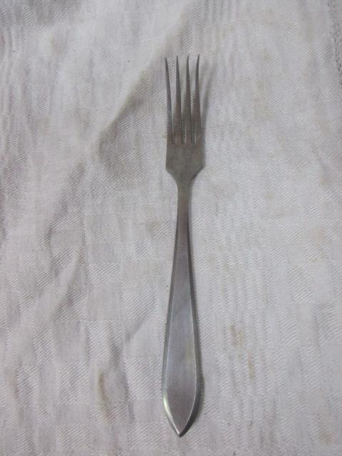 Вилка из нержавейки, редкое клеймо. Талынская артель