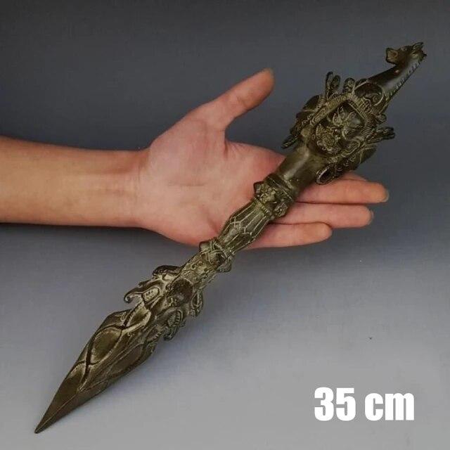 ВАДЖРА №4 медь 35см Китай Тибет буддизм