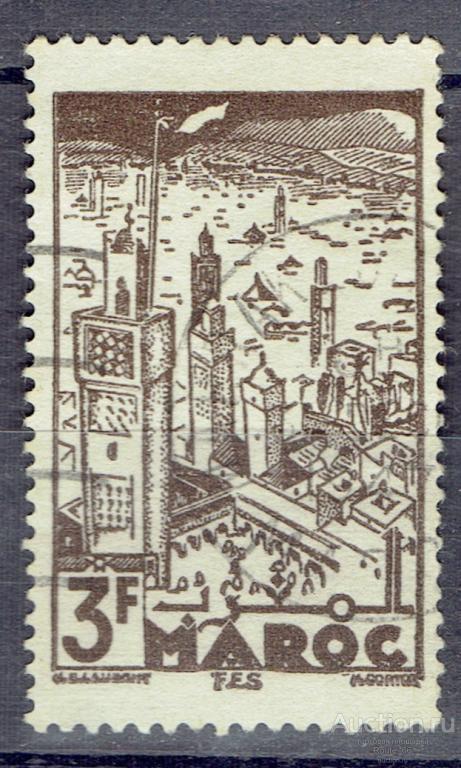 1945-47 Марокко Франция Мих 223 гаш