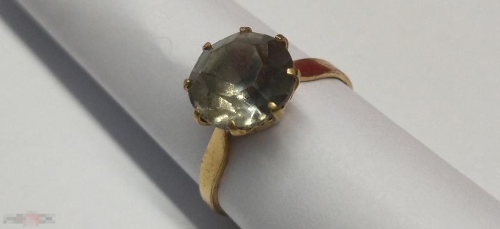 КОЛЬЦО, ЛАТУНЬ ПОЗОЛОТА. МКП ВИНТАЖ. СССР 