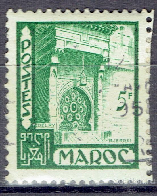 1949 Марокко Франция Мих 301 гаш