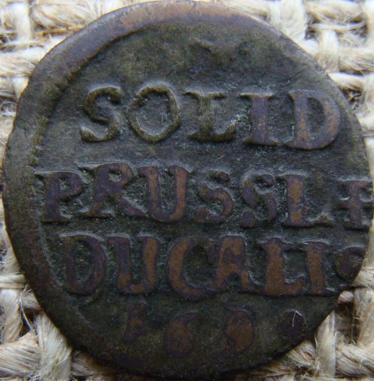 Бранденбург курфюршество шиллинг 1699 год (SD)